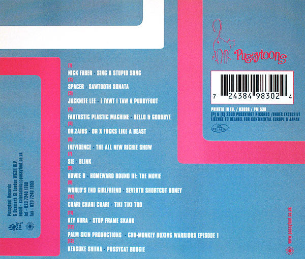 Various : Pussyfoot Presents: Pussytoons (CD, Comp)
