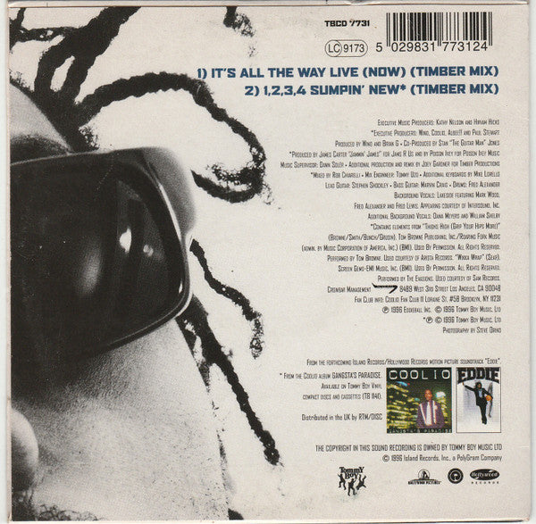 Coolio : It's All The Way Live (Now) (CD, Single, Car)