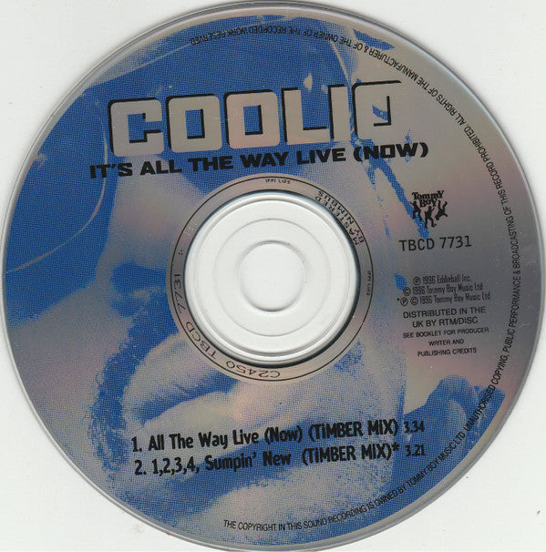 Coolio : It's All The Way Live (Now) (CD, Single, Car)