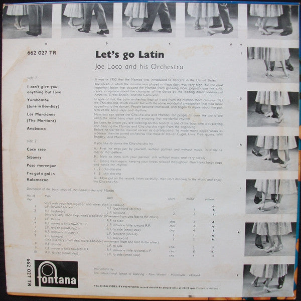 Joe Loco And His Orchestra : Let's Go Latin (10")