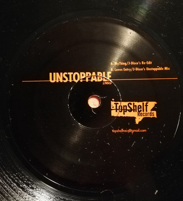 J-Disco* : Unstoppable (12")