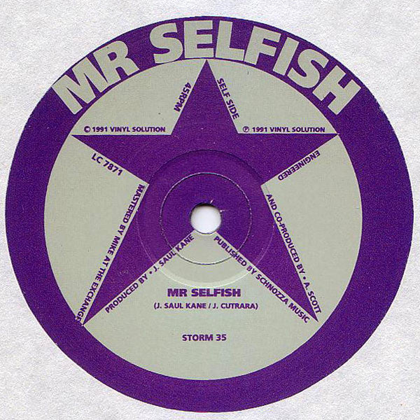 Mr. Selfish : Mr Selfish (12")