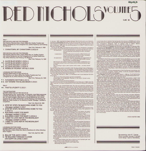 Red Nichols : Volume 5 (LP, Comp)