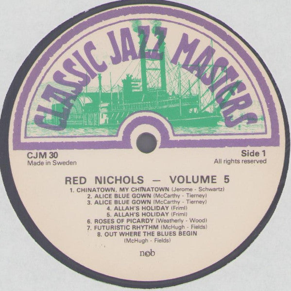 Red Nichols : Volume 5 (LP, Comp)