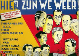 The Ramblers o.l.v. Theo Uden Masman : Hier Zijn We Weer ! (LP, Comp, Gat)