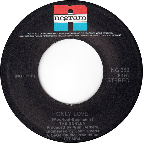 The Screen : Working Class Man (7", Single)