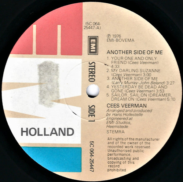 Cees Veerman : Another Side Of Me (LP, Album)