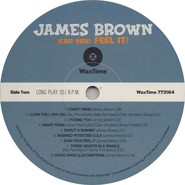 James Brown & The Famous Flames : (Can You) Feel It (LP, Comp)