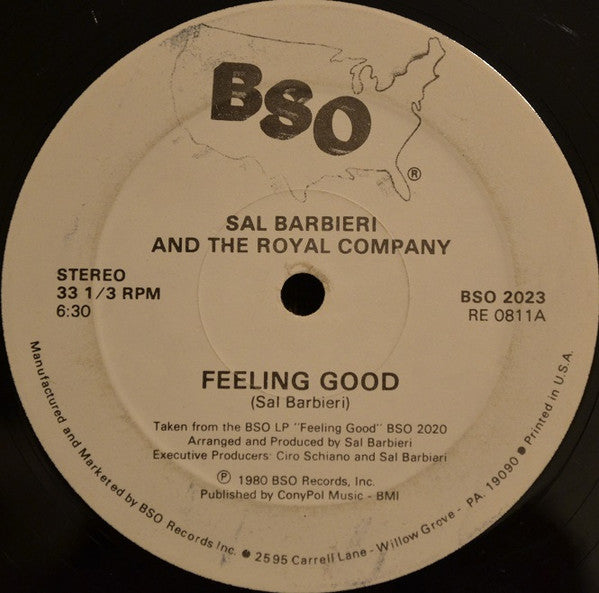 Sal Barbieri And The Royal Company : Feeling Good (12")