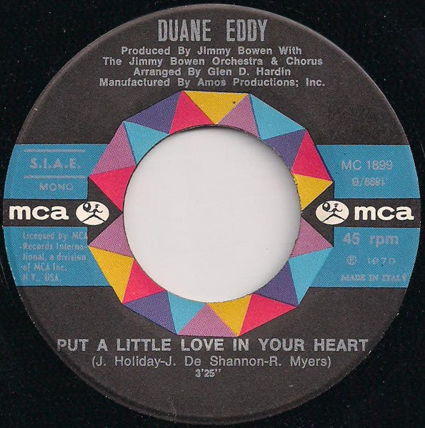 Duane Eddy : Freight Train / Put A Little Love In Your Heart (7", Single, Mono)