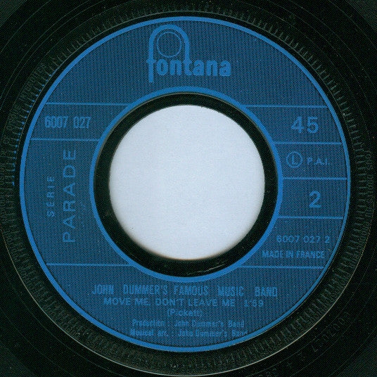 John Dummer's Famous Music Band : Nine By Nine (7", Single)