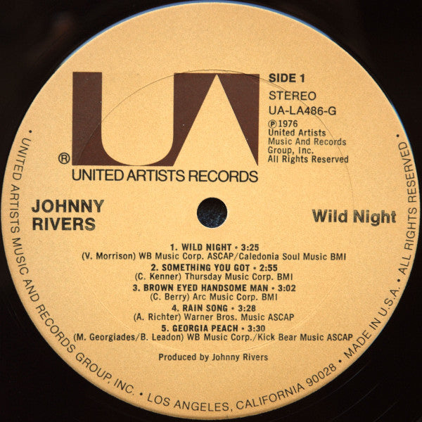 Johnny Rivers : Wild Night (LP, Album, Ter)