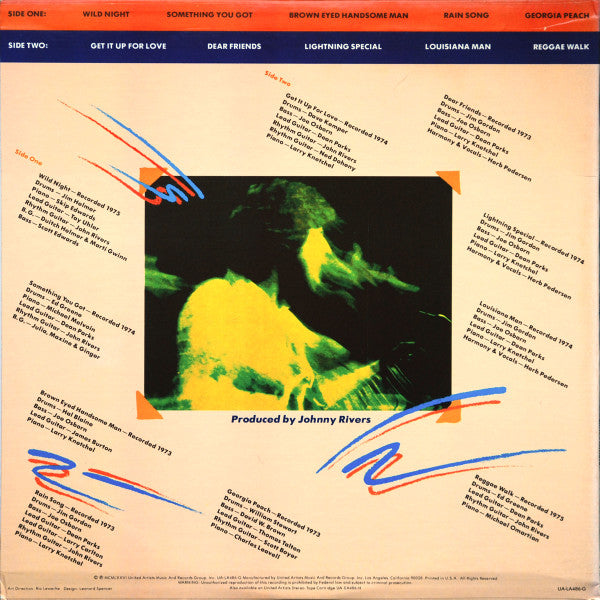 Johnny Rivers : Wild Night (LP, Album, Ter)