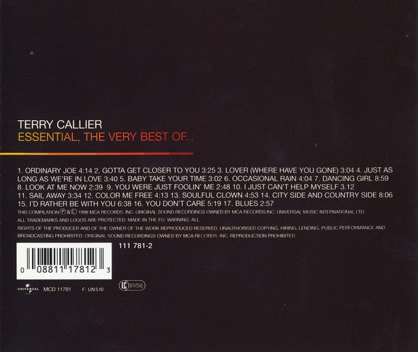 Terry Callier : Essential, The Very Best Of... (CD, Comp, RE)