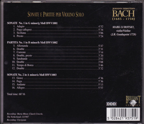 Johann Sebastian Bach : Chamber Music = Kammermusik (14xCD, Comp)