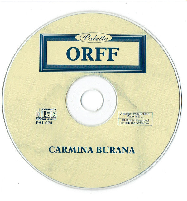 Carl Orff : Carmina Burana (CD, Album)