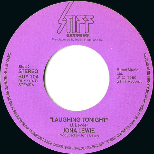 Jona Lewie : Stop The Cavalry (7", Single)