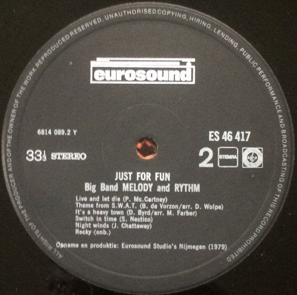 Big Band Melody & Rythm : Just For Fun (LP)