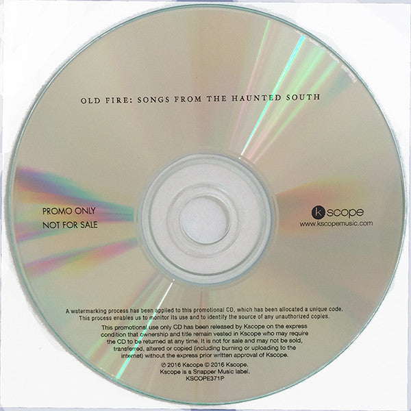 Old Fire (2) : Songs From The Haunted South (CDr, Album, Promo)