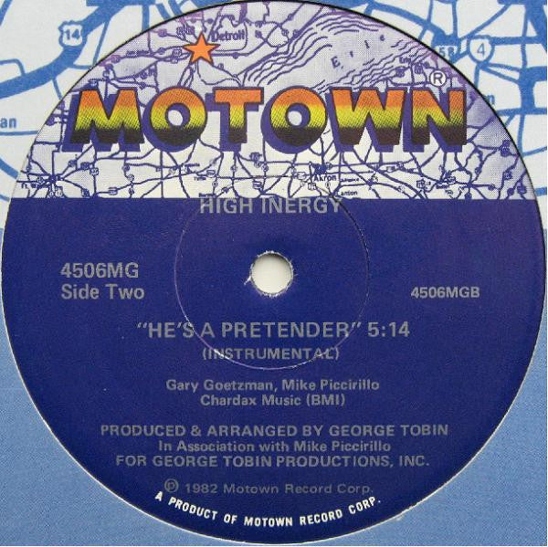 High Inergy : He's A Pretender (12", Single)