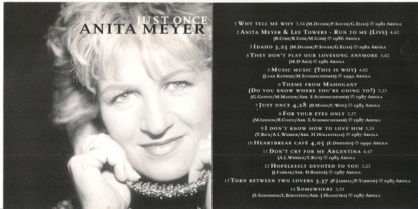 Anita Meyer : Just Once (CD, Comp)