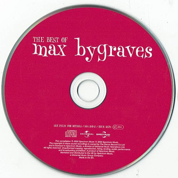 Max Bygraves : The Best Of Max Bygraves (CD, Album, Comp)
