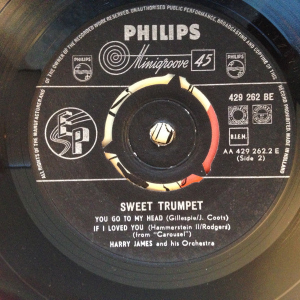 Harry James And His Orchestra : Sweet Trumpet (7", EP)