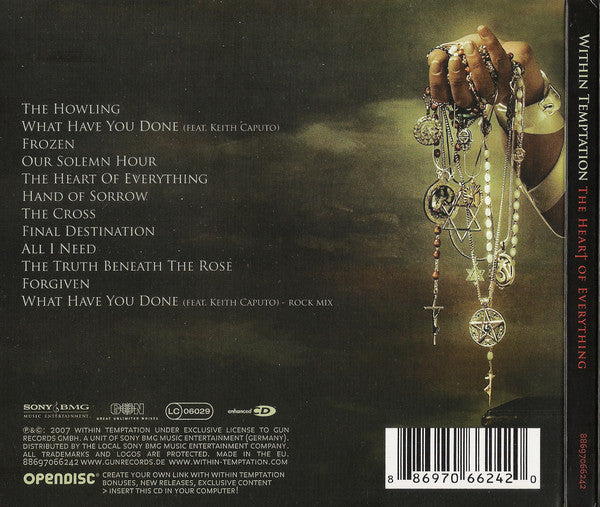 Within Temptation : The Heart Of Everything (CD, Album, Enh, Ltd, Dig)