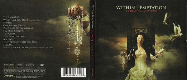 Within Temptation : The Heart Of Everything (CD, Album, Enh, Ltd, Dig)