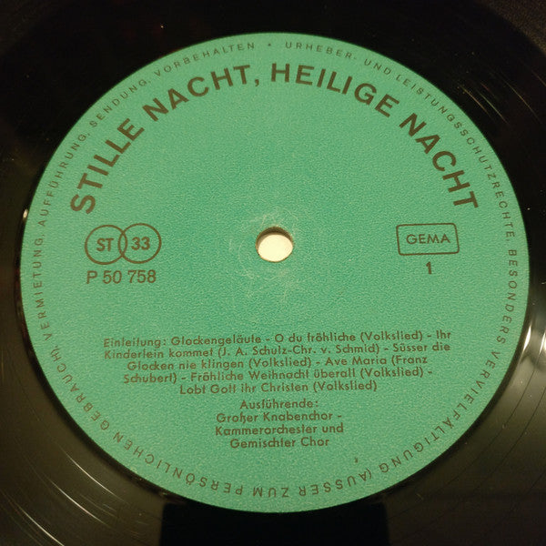 Die Wiener Sängerknaben, Die Sängerknaben Vom Wienerwald, Esther Réthy : Stille Nacht, Heilige Nacht (LP)