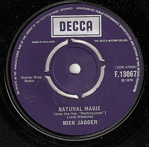 Mick Jagger : Memo From Turner (7", Single, M/Print)