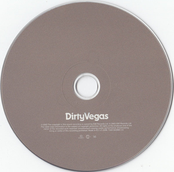 Dirty Vegas : Dirty Vegas (CD, Album)
