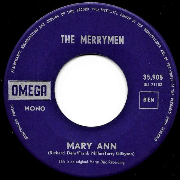 The Merrymen : Mary Ann (7", Single, Mono)