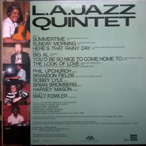 L.A. Jazz Quintet : Phil Upchurch Presents L. A. Jazz Quintet (LP, Album)