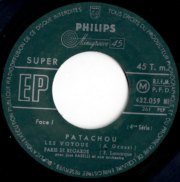 Patachou : Les Voyous (7", EP)