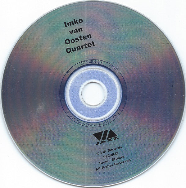 Imke Van Oosten Quartet : Life Talks (CD, Album)