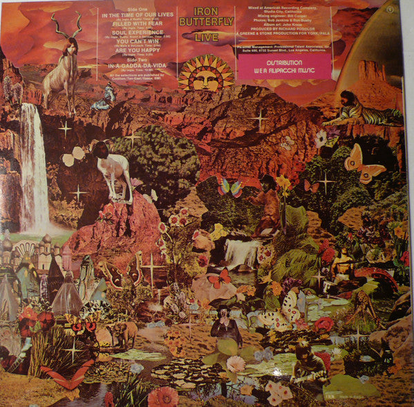 Iron Butterfly : Live (LP, Album)