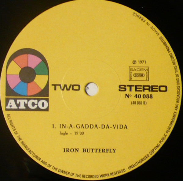 Iron Butterfly : Live (LP, Album)