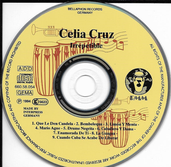 Celia Cruz : Irrepetible (CD)