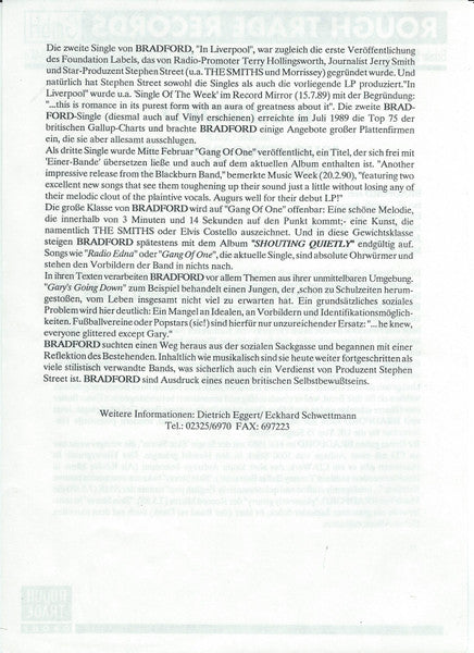 Bradford : Shouting Quietly (LP, Album)