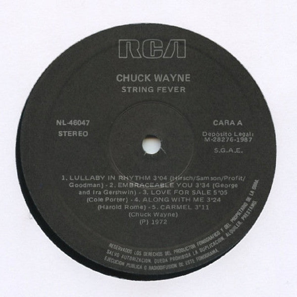 Chuck Wayne : String Fever (LP, Album, RE)