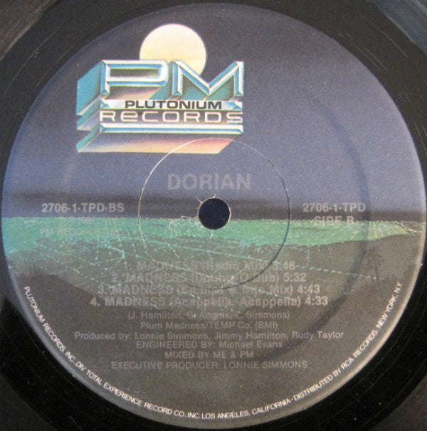 Dorian Williams : Madness (12")