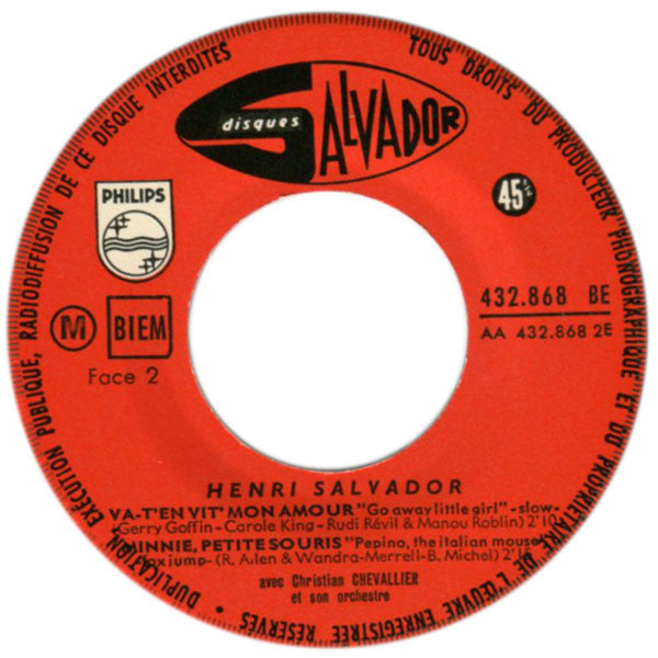 Henri Salvador : Retour Au Porteur / Dis-Moi Que Tu M'aimes (7", EP, RP)