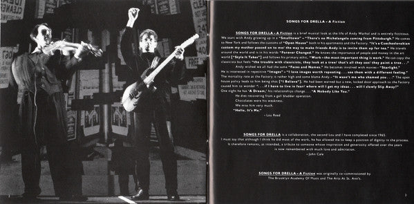 Lou Reed / John Cale : Songs For Drella (CD, Album, RE)