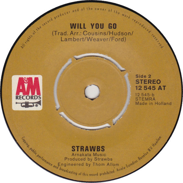 Strawbs : Part Of The Union (7", Single)