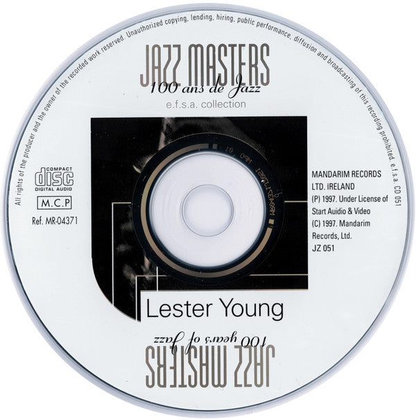 Lester Young : Jazz Masters (100 Ans De Jazz) (CD, RE)