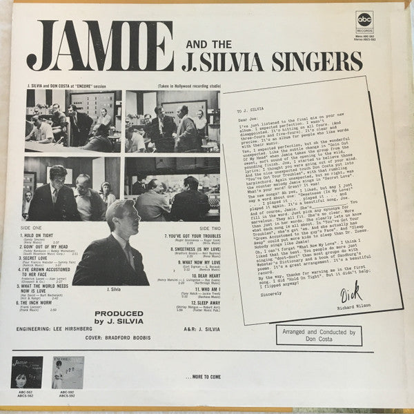 Jamie & The J. Silvia Singers : Encore (LP, Mono, Promo)