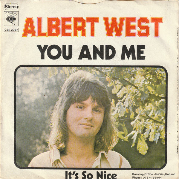 Albert West : You And Me (7", Single)