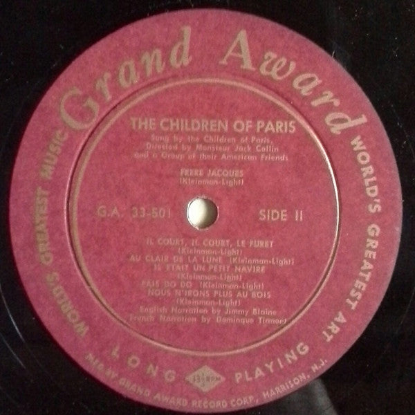 Children Of Paris, Jack Collin : Children Of Paris (LP, Box)
