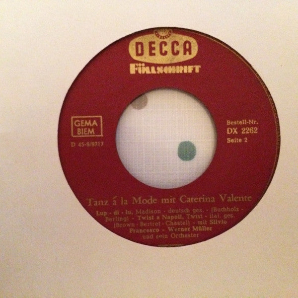 Caterina Valente : Tanz À La Mode Mit Caterina Valente (7", EP, Mono)